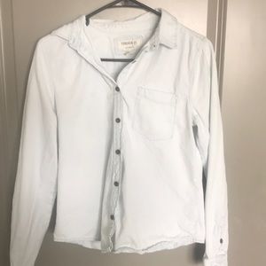 Forever 21; Light denim button down; Size M